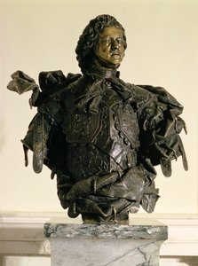 ピーターI世の胸像（1672-1725）、1723-29（ブロンズ）